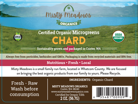 Chard Microgreens