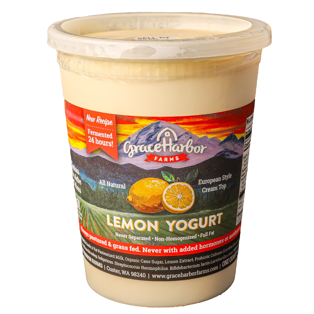Natural Yogurt Lemon 32oz