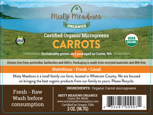 Carrot Microgreens