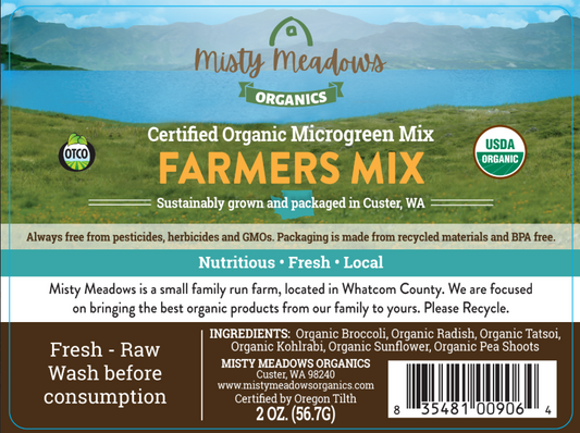 Farmers Mix Microgreens