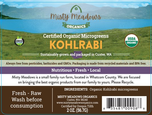 Kohlrabi Microgreens