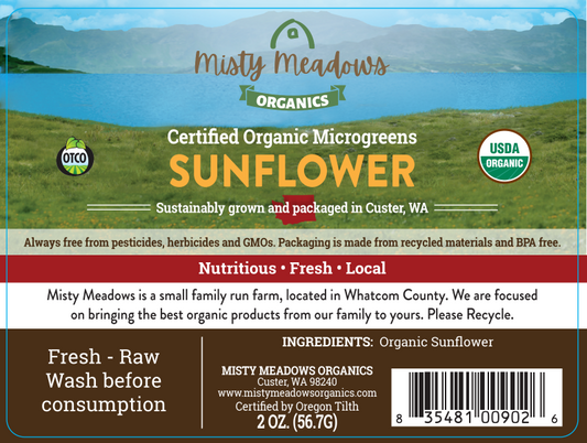 Sunflower Microgreens