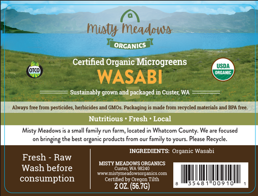 Wasabi Microgreens